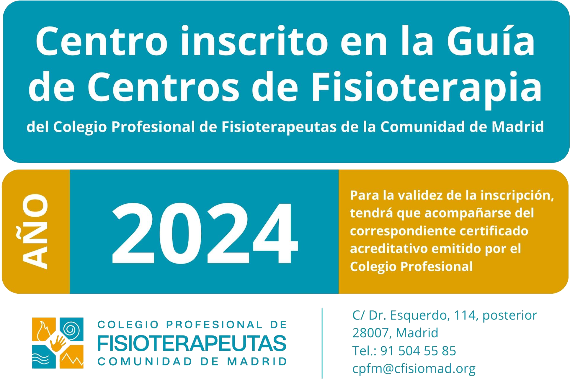 Colegio profesional de Fisioterapeutas de la Comunidad de Madrid - Fisioterapia Impulso | El Cañaveral, Madrid